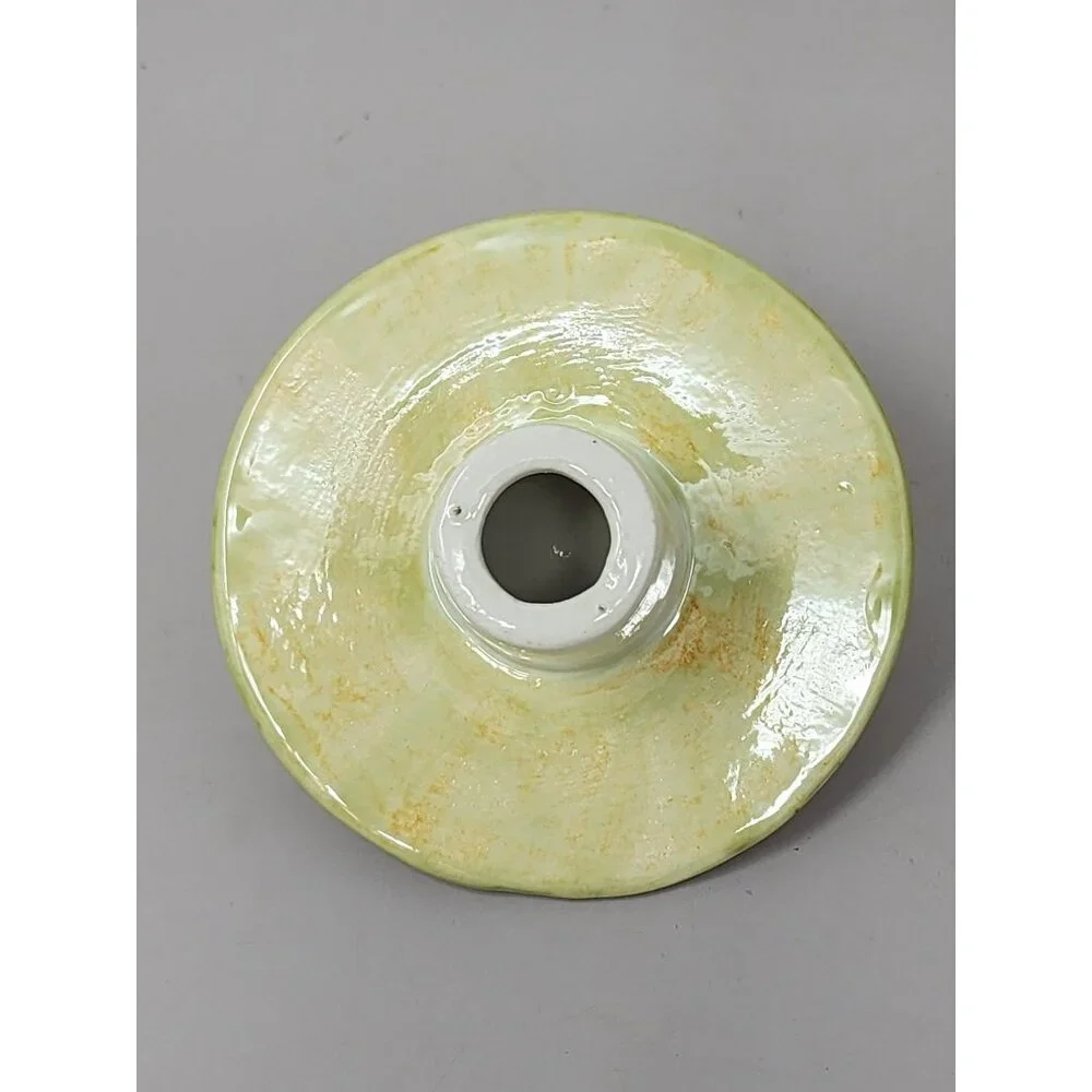 Vintage Ceramic Asian Man Rice Bag Hiking Stick Storage Holder Decanter‎